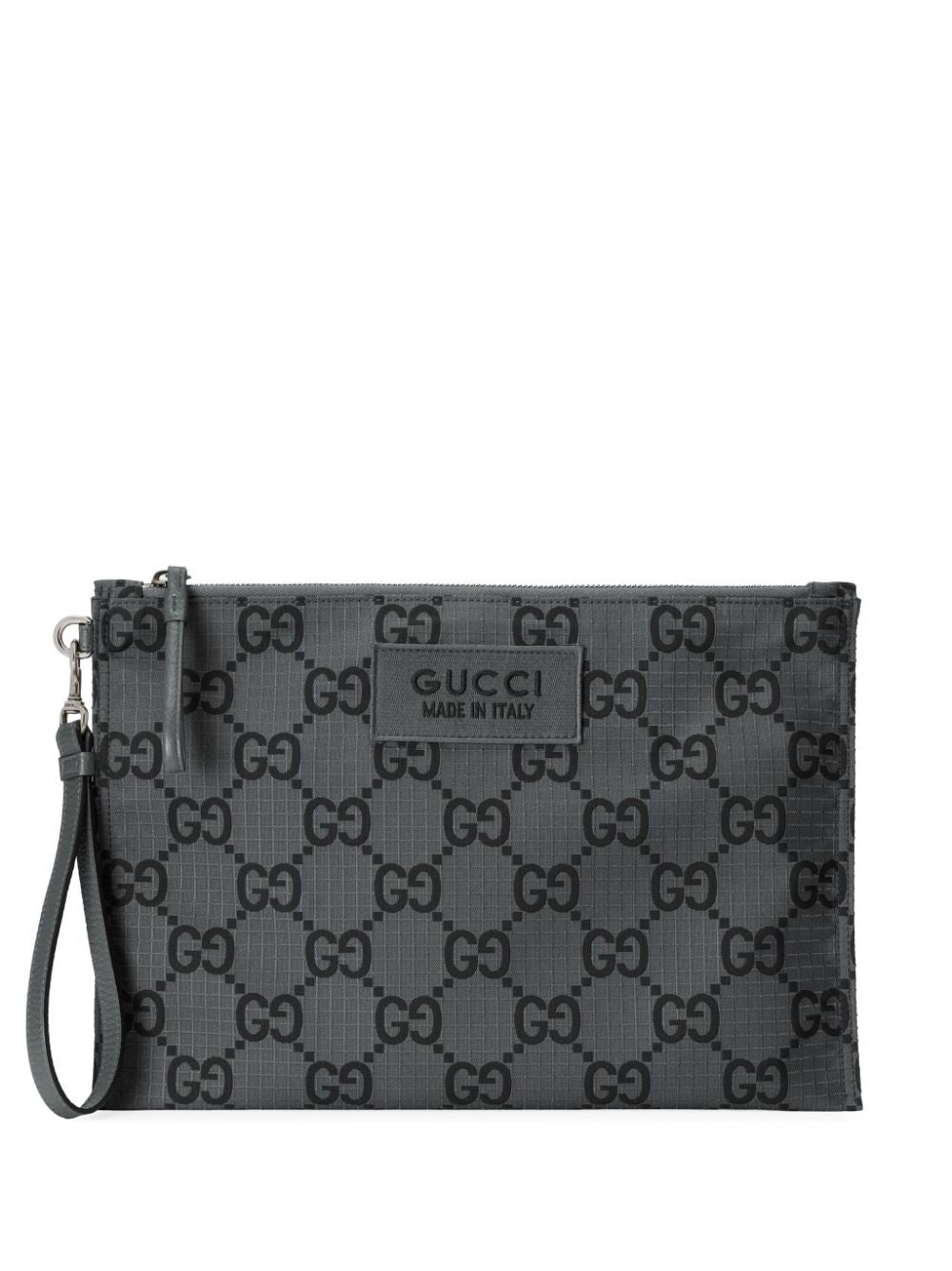 G*u*i gg recycled polyester clutch