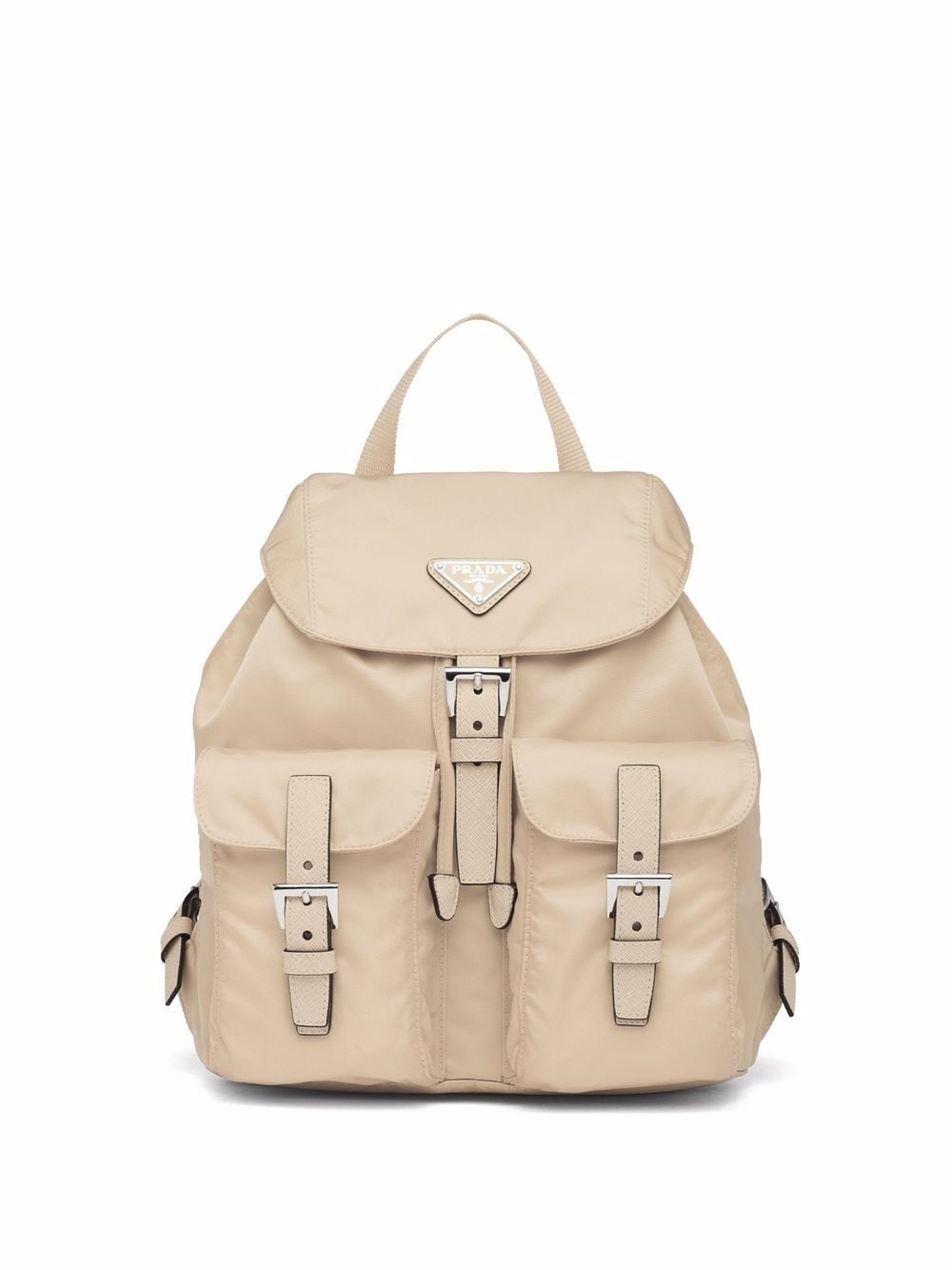 Pra*a small logo-plaque backpack