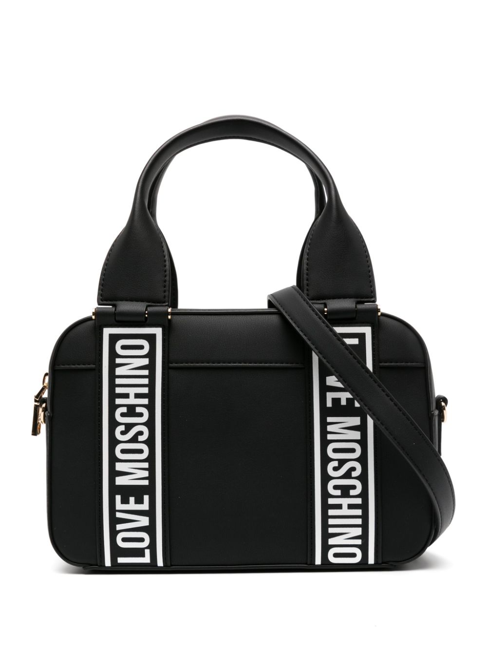 Love Moschino logo-tape crossbody bag