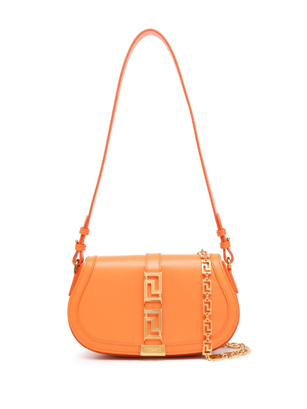Versace Greca Goddess leather shoulder bag