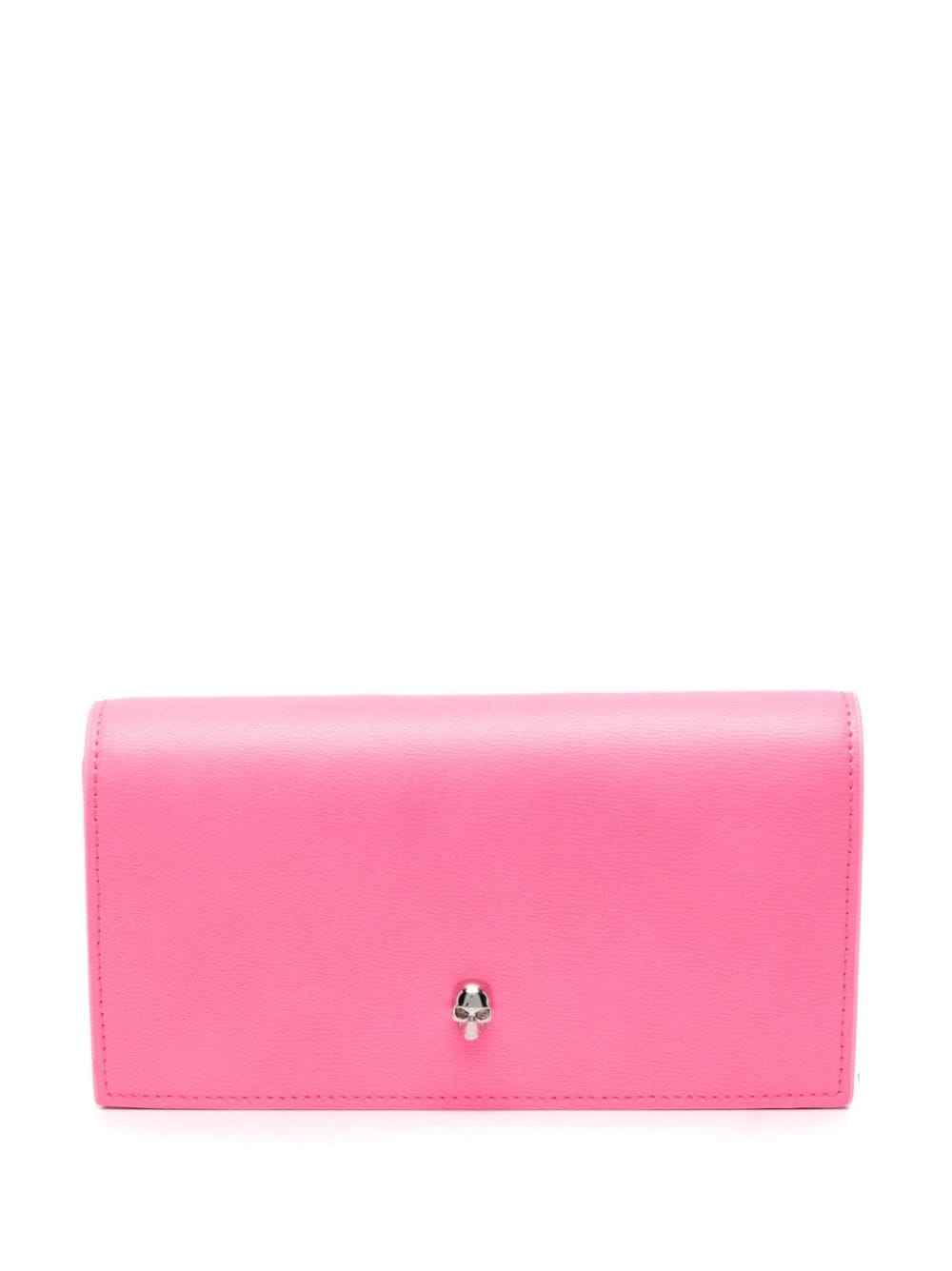 Alexander McQueen Skull leather clutch bag