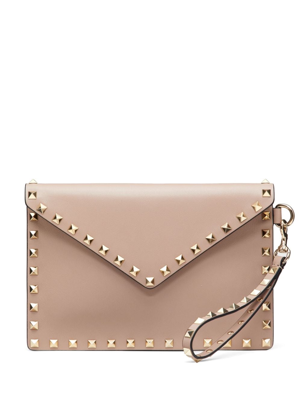 Valentino Garavani Rockstud leather clutch bag