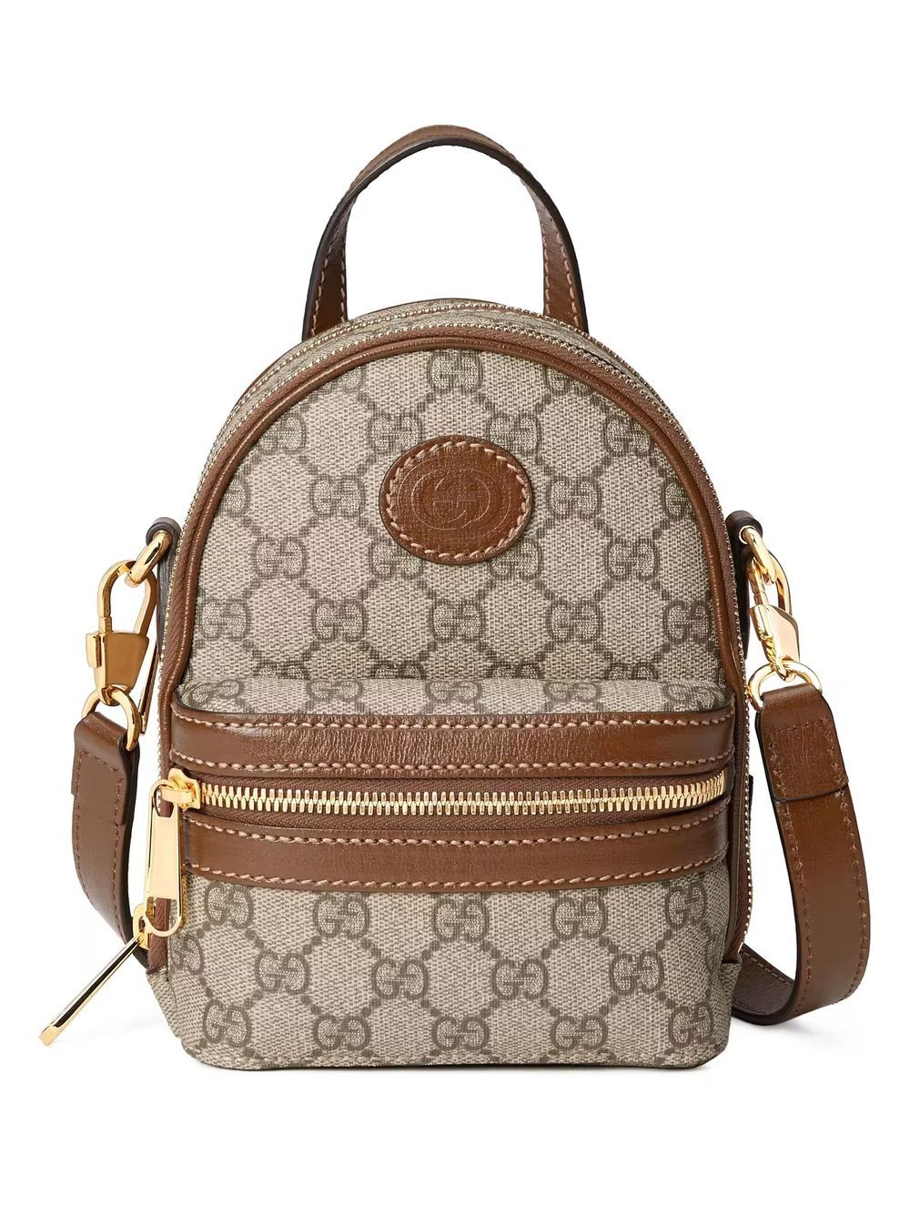 G*u*i interlocking g canvas backpack