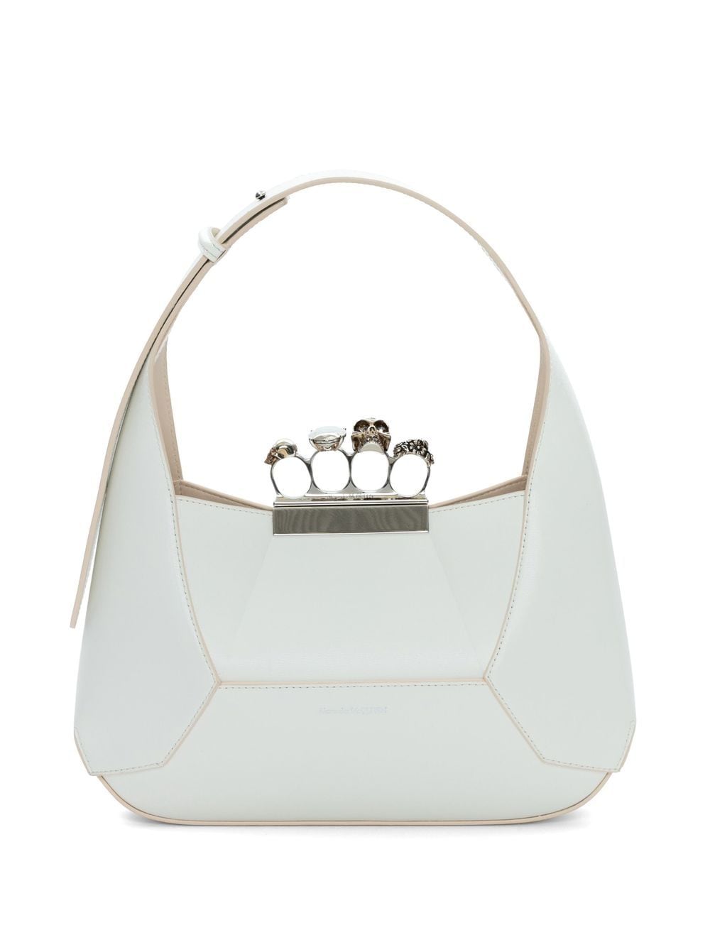 Alexander McQueen Jewelled Hobo leather tote bag