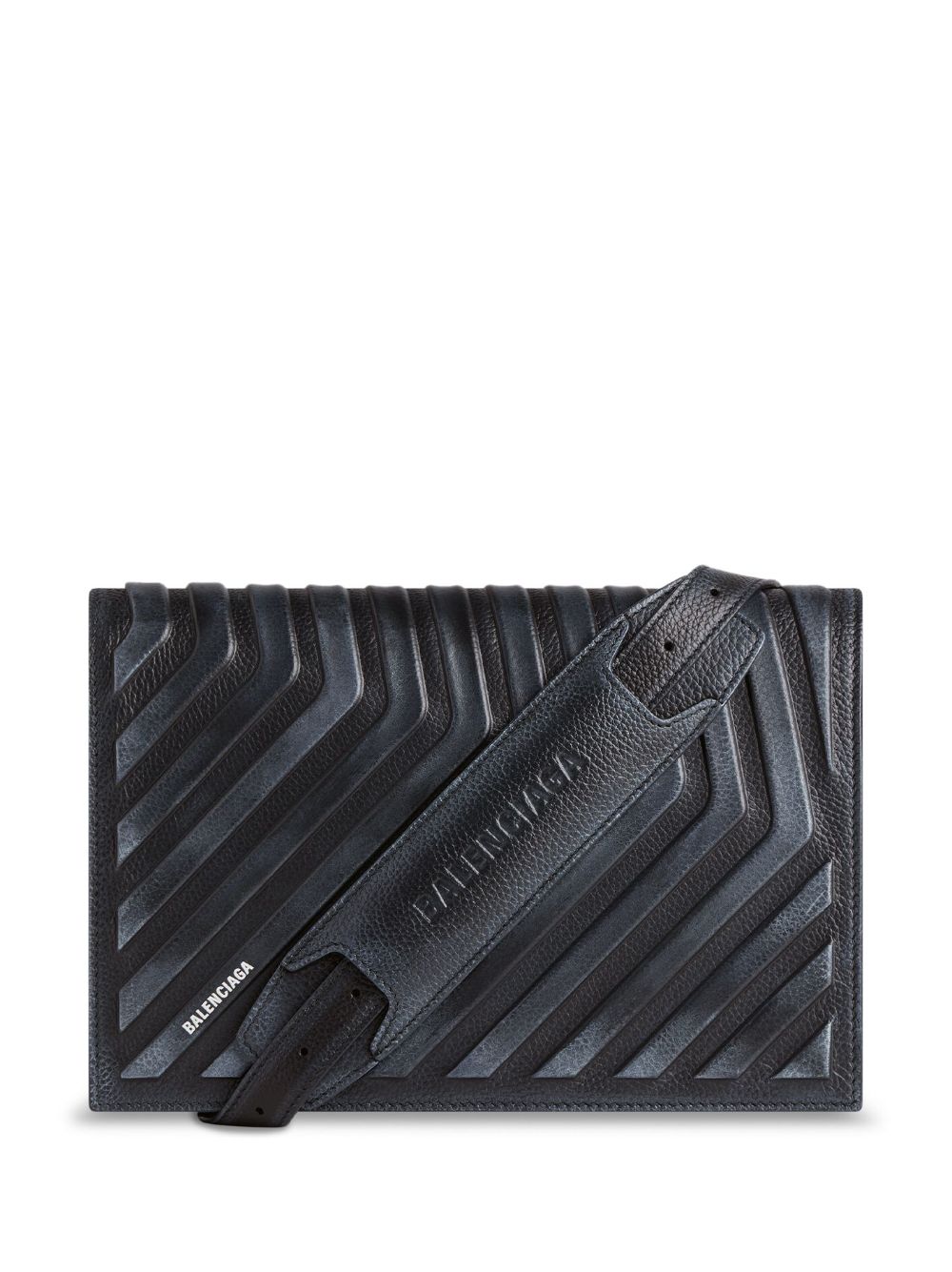 Ba*len*cia*ga car calfskin shoulder bag