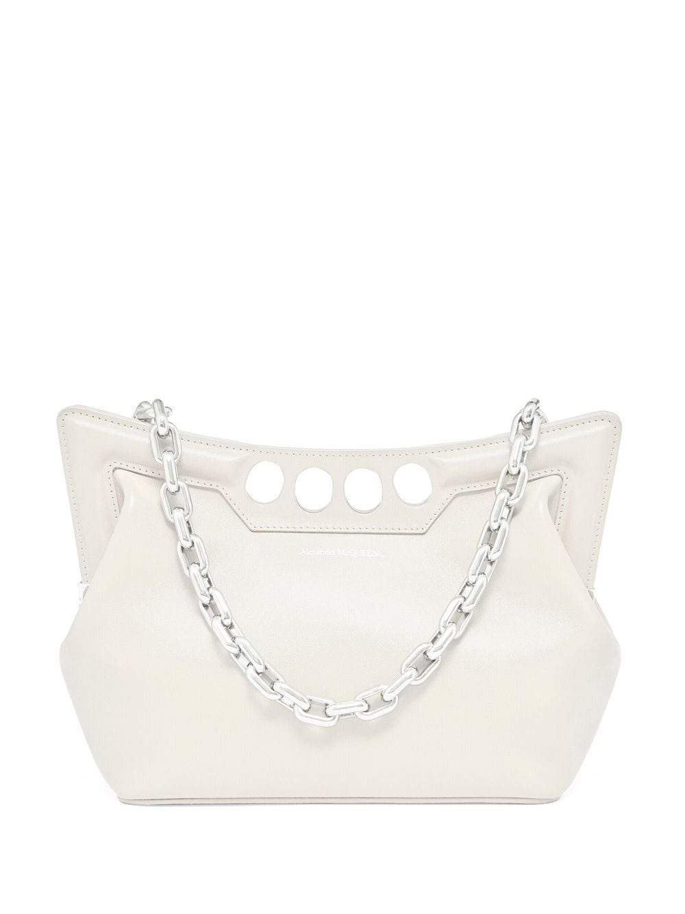 Alexander McQueen The Peak curved mini bag