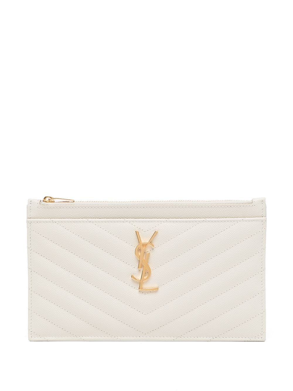 Saint Laurent Cassandre Matelassé zip-fastening pouch