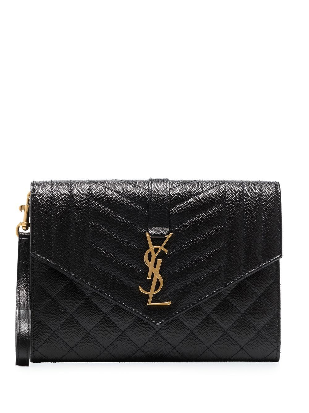 Saint Laurent Monogram envelope clutch bag