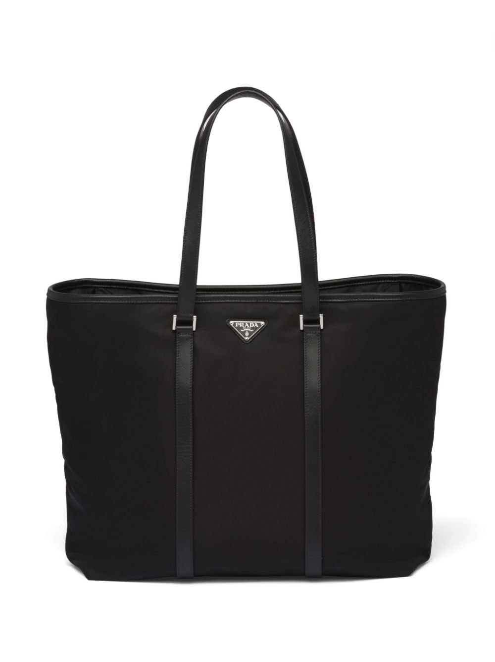 Pra*a logo-plaque tote bag