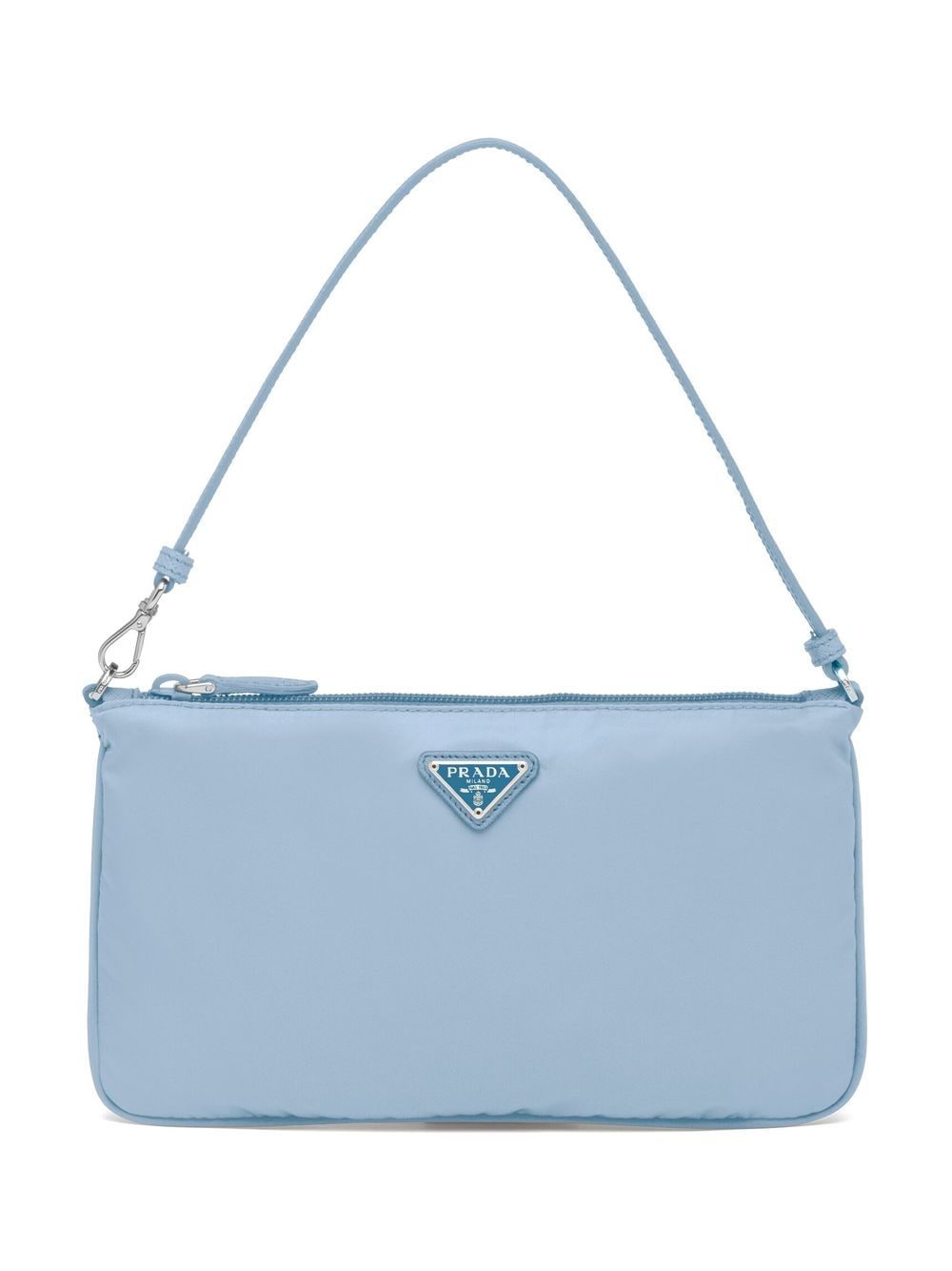 Pra*a re-nylon logo-plaque shoulder bag