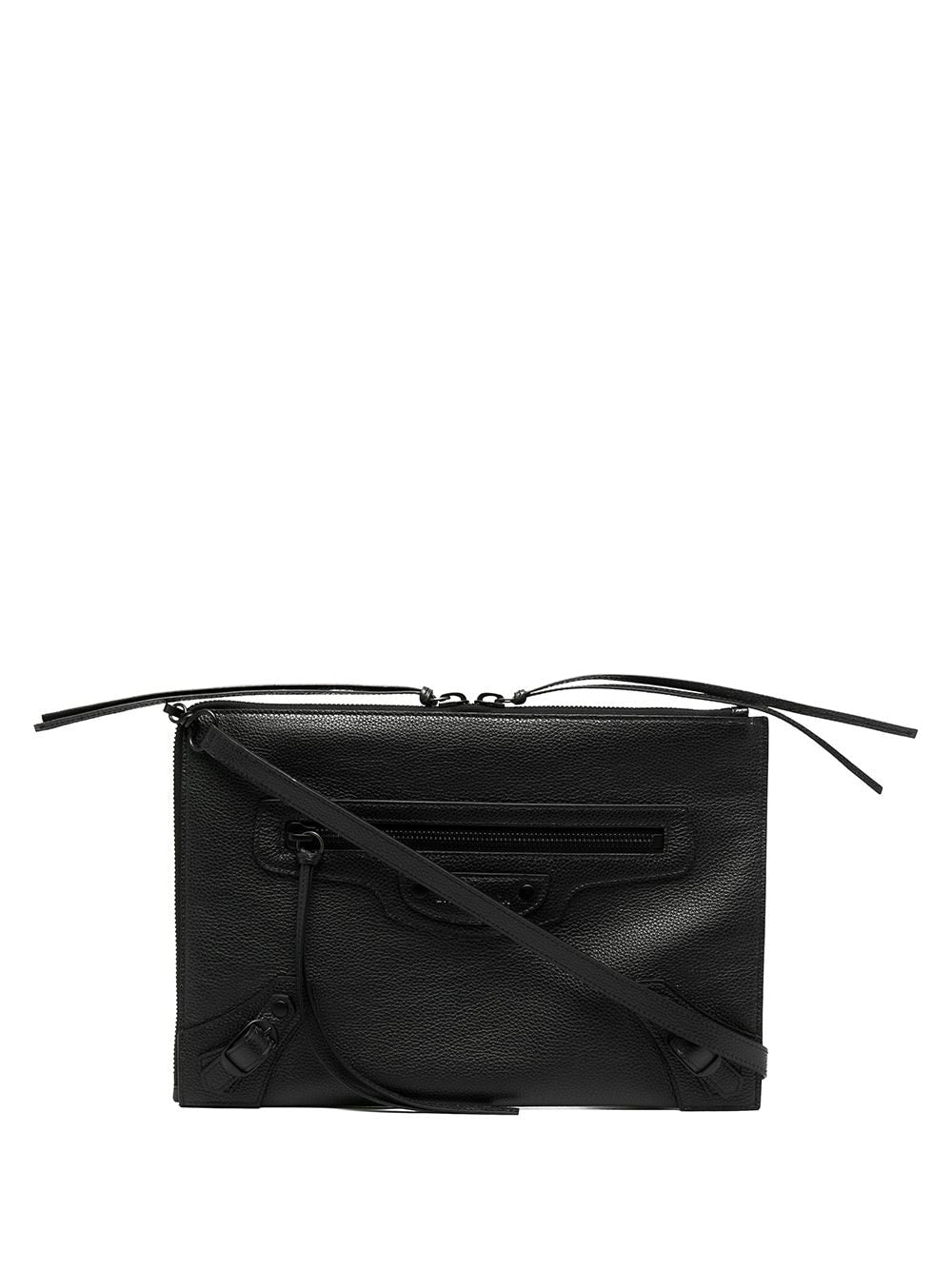 Ba*len*cia*ga zip-detail clutch bag