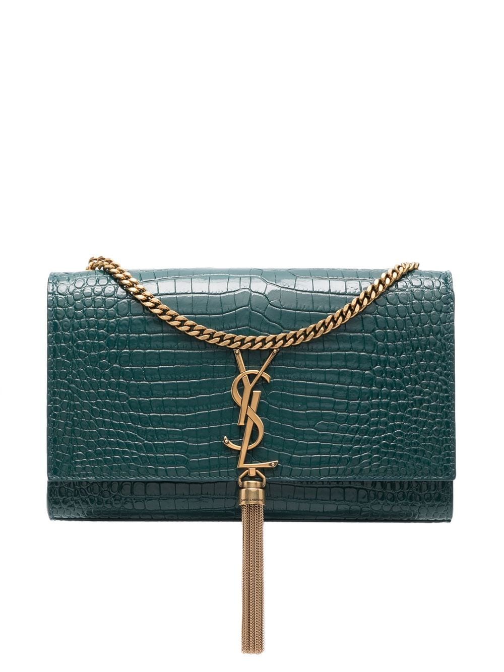 Saint Laurent logo-plaque crossbody bag