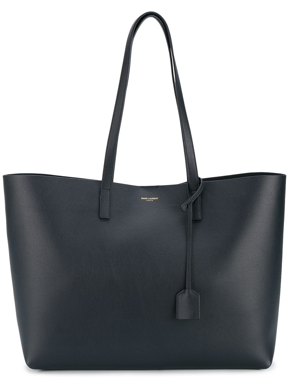 Saint Laurent large leather shopping tote