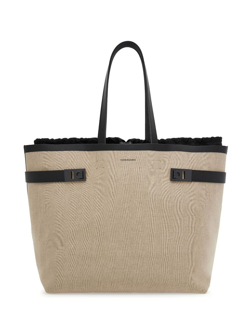 Ferragamo Gancini-buckle canvas tote bag