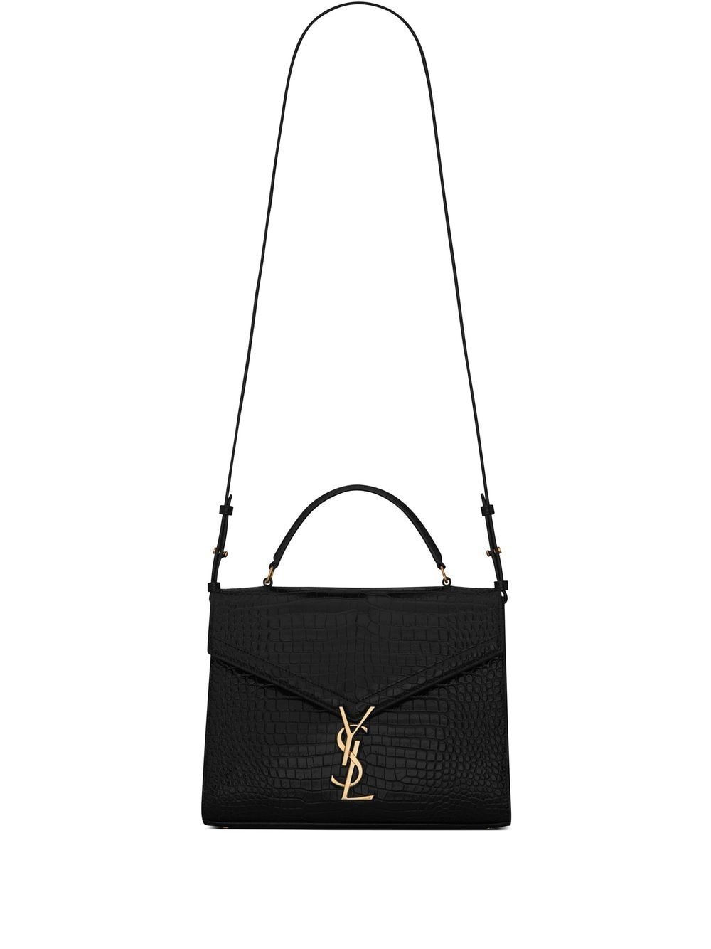 Saint Laurent Cassandra logo-plaque messenger-bag