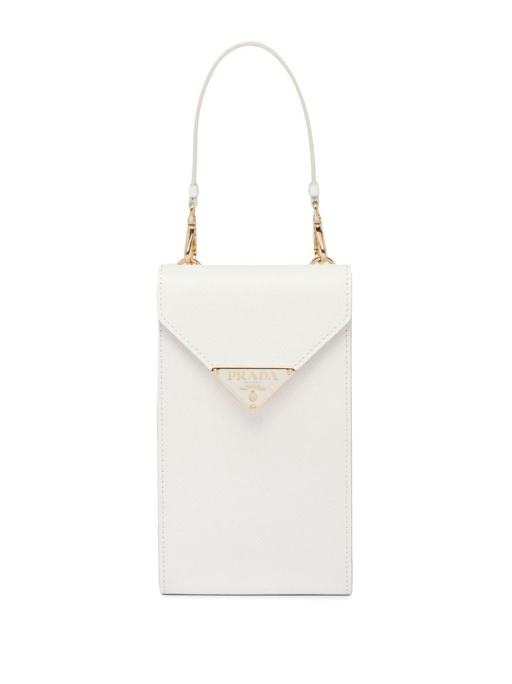 Pra*a saffiano leather mini bag