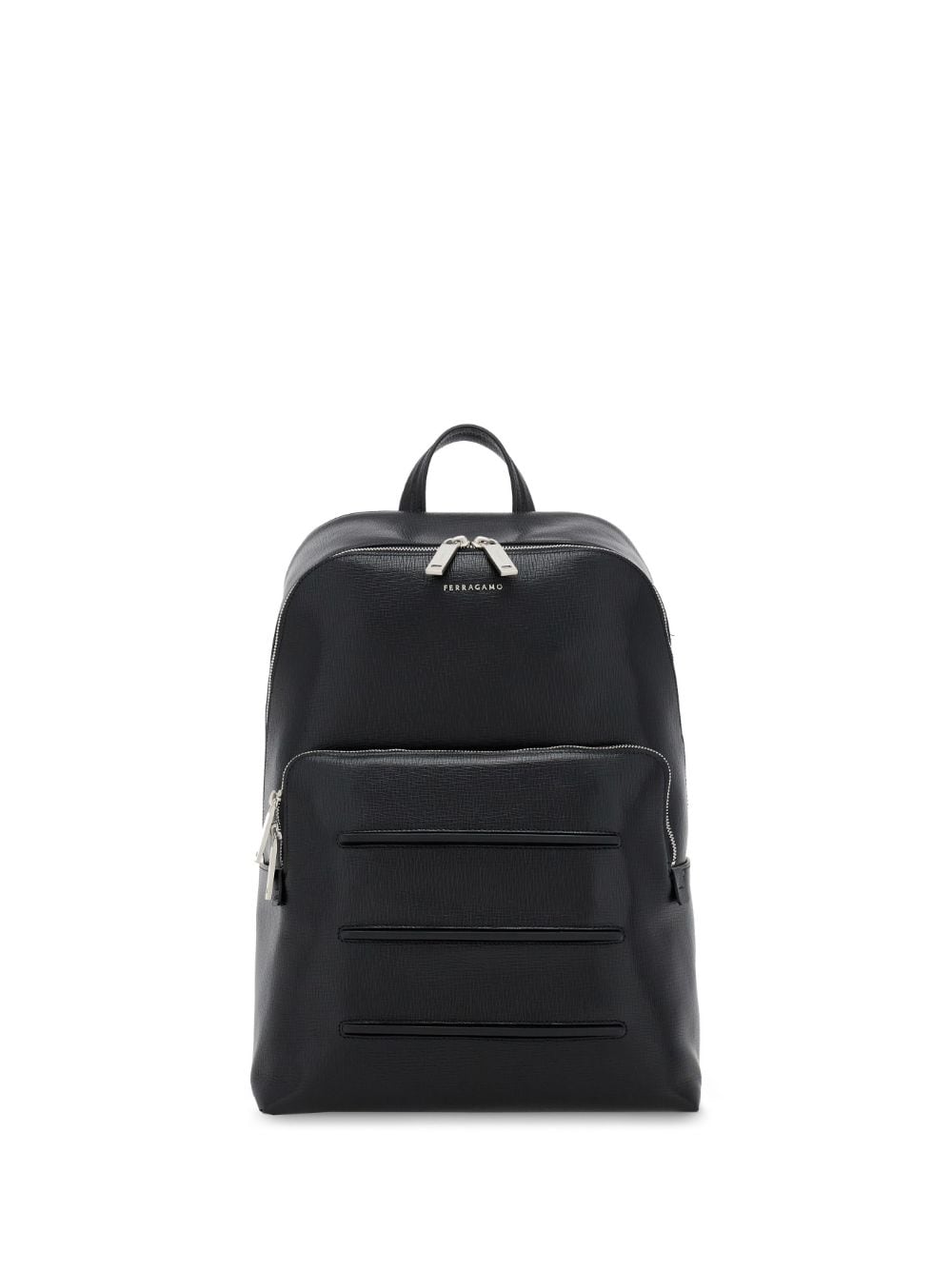 Ferragamo ribbed leather backpack
