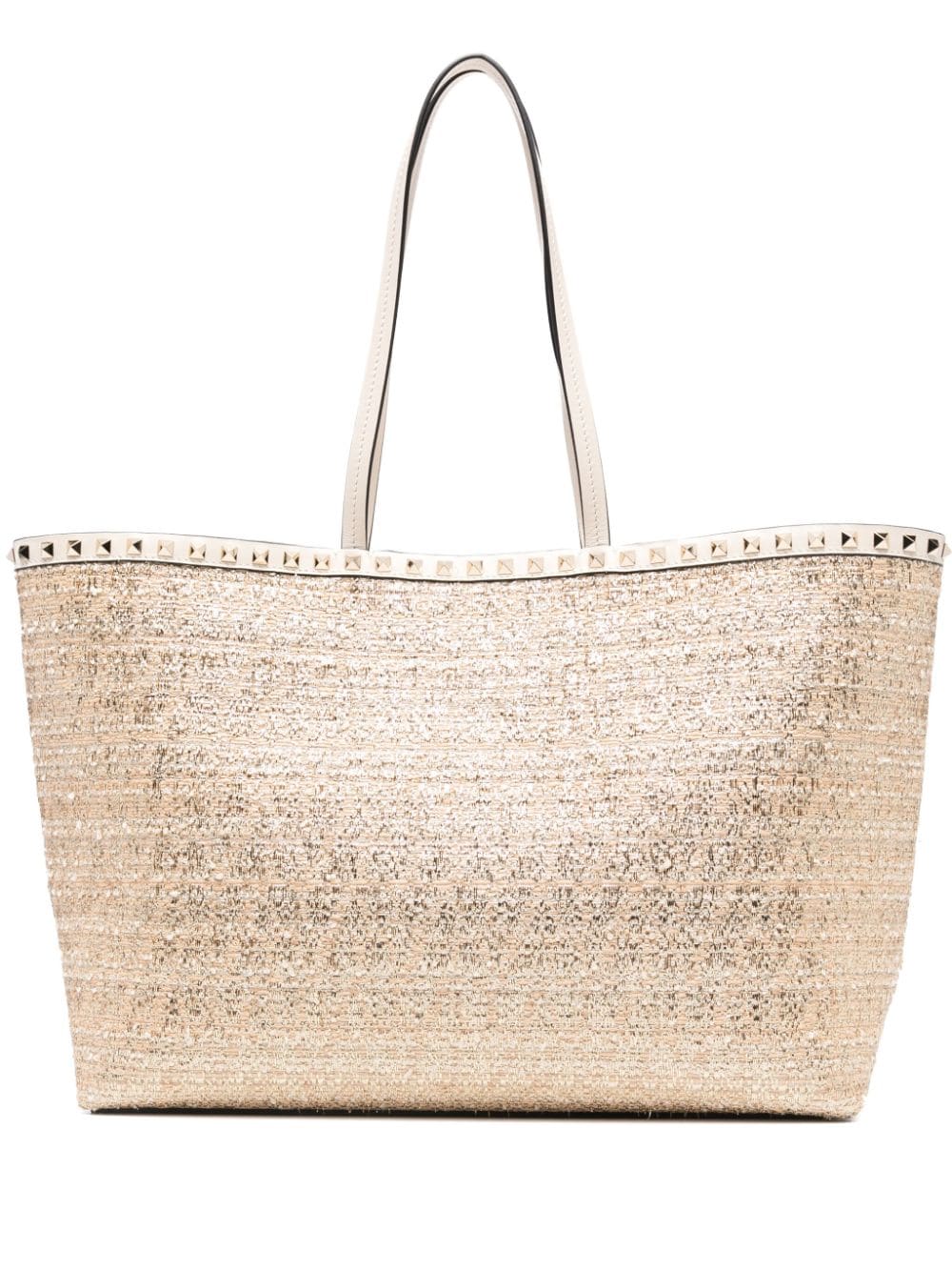 Valentino Garavani Rockstud metallic tote bag