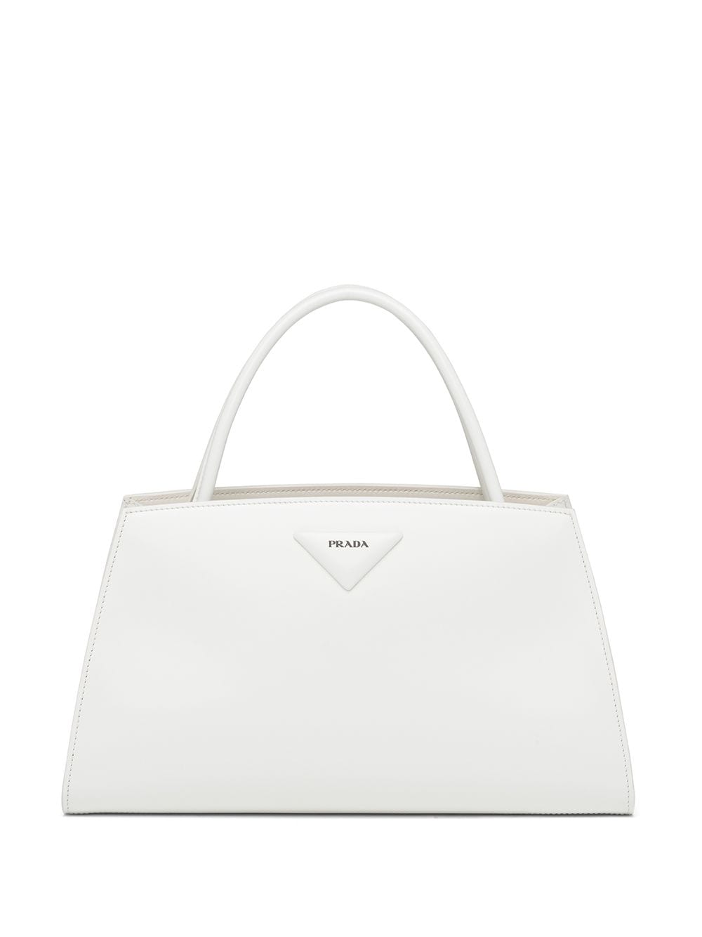 Pra*a trapeze logo plaque tote bag