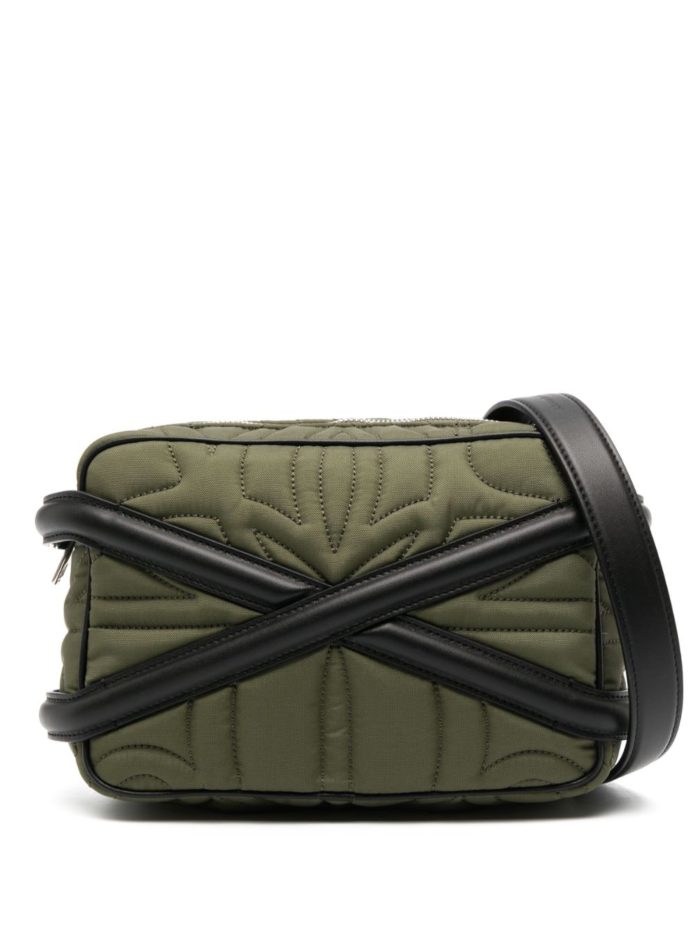 Alexander McQueen The Harness quilted camera bag