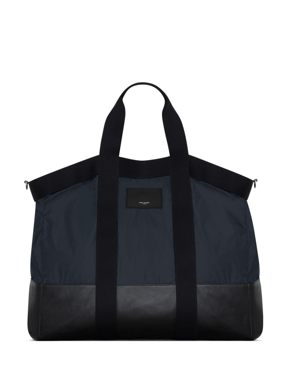 Saint Laurent City logo-patch tote bag
