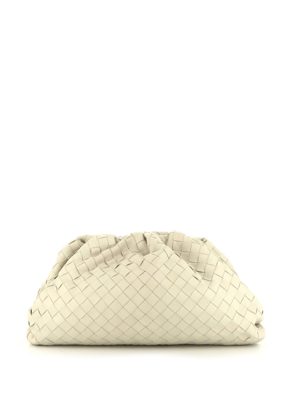 Bo*te*ga ve*ne*ta   intrecciato gathered clutch