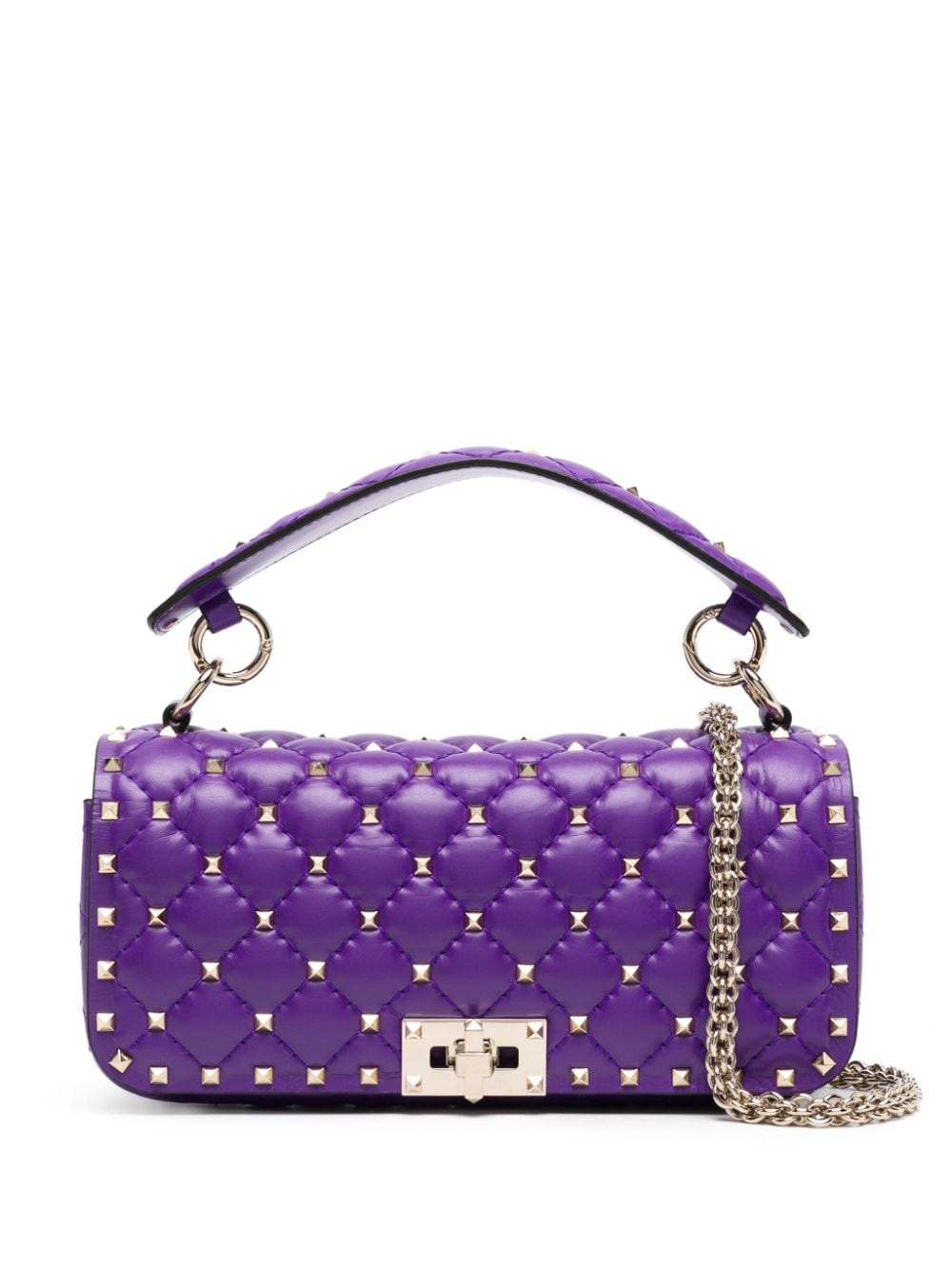 Valentino Garavani Rockstud Spike quilted shoulder bag