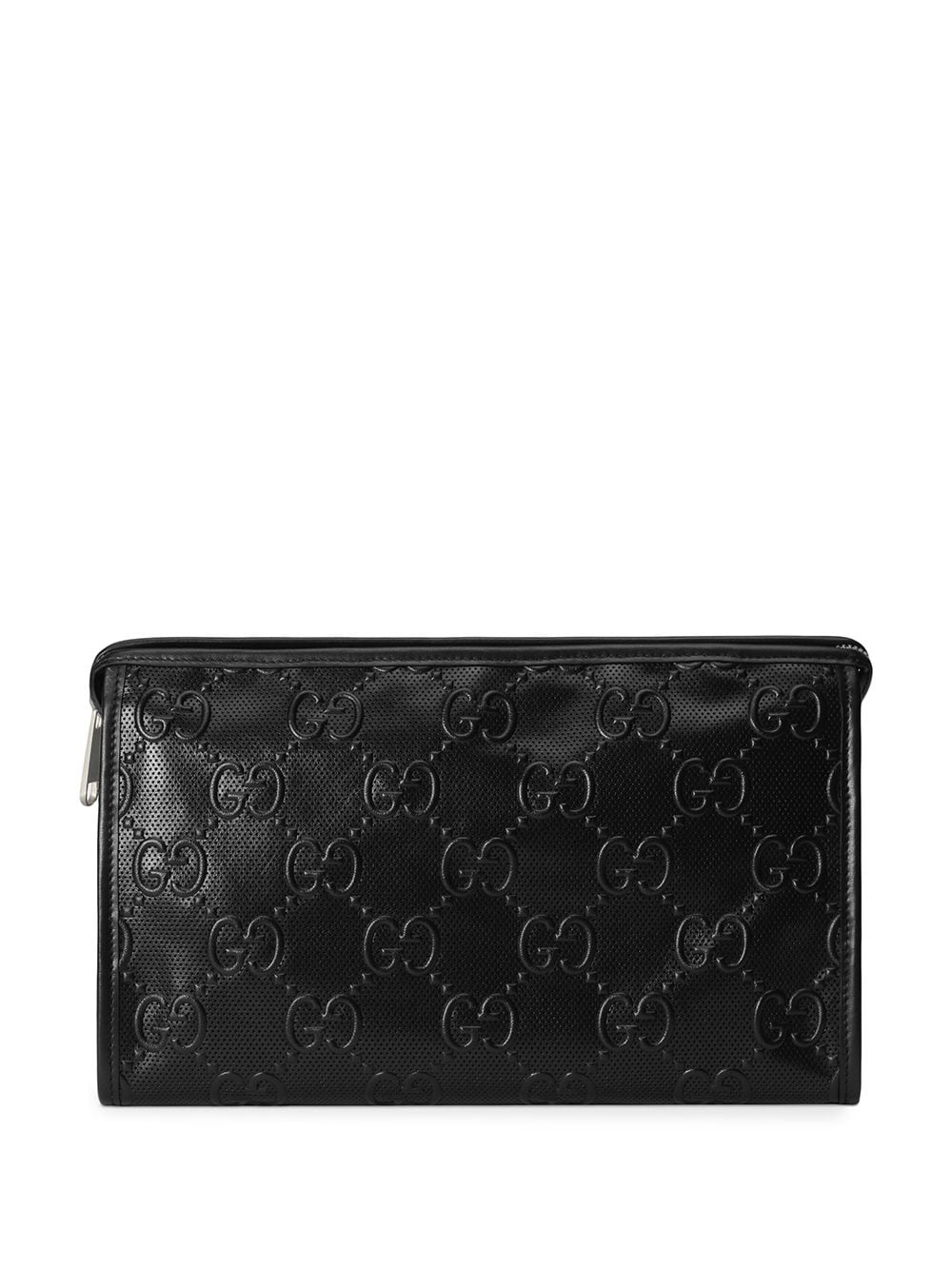 G*u*i gg-embossed clutch bag