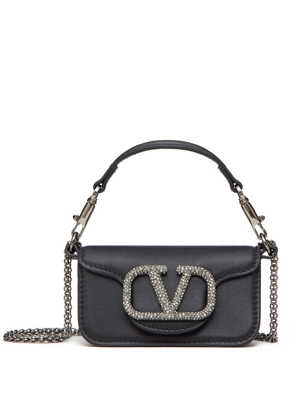 Valentino Garavani micro Locò embellished shoulder bag