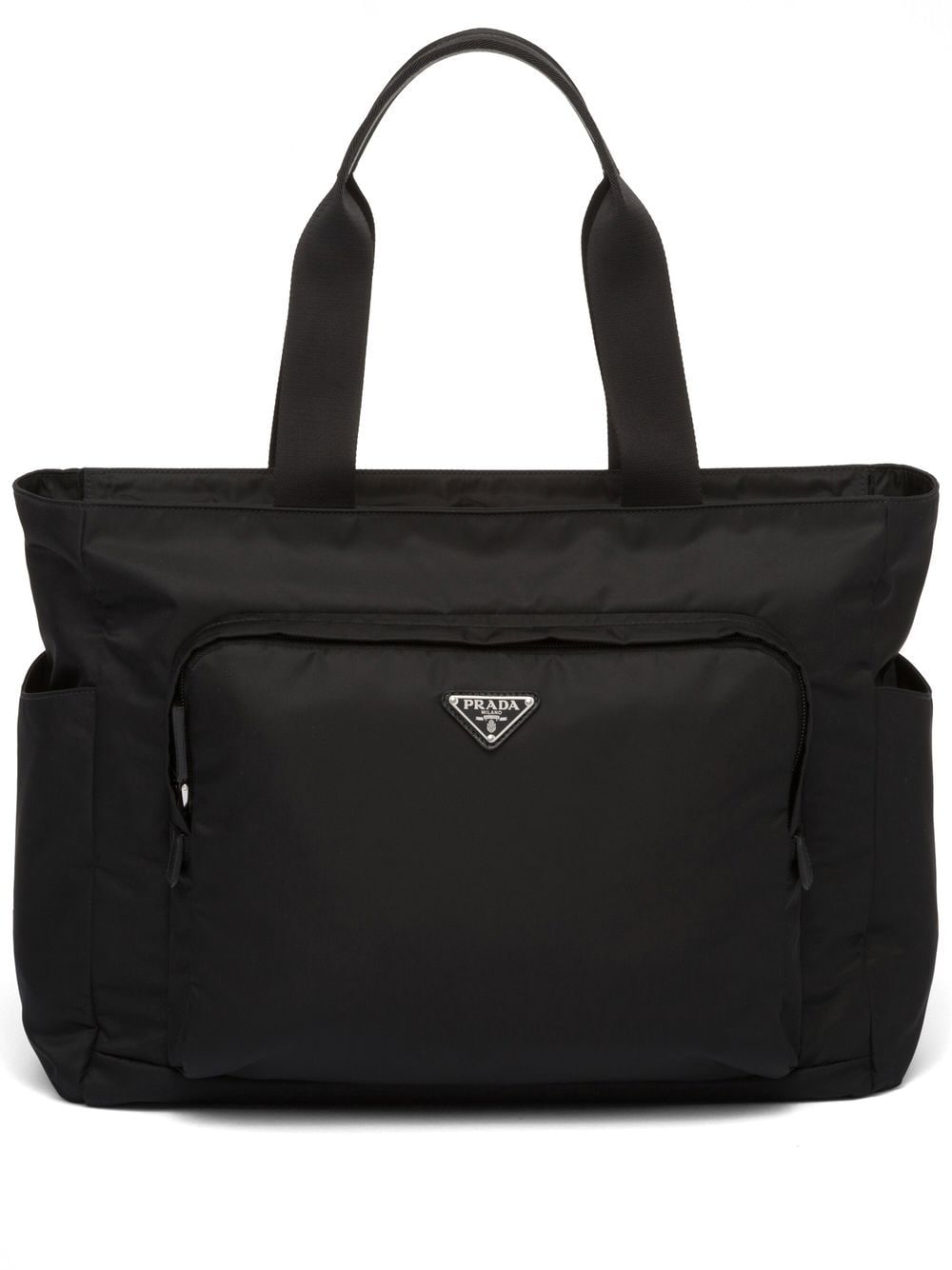 Pra*a saffiano leather recycled tote bag