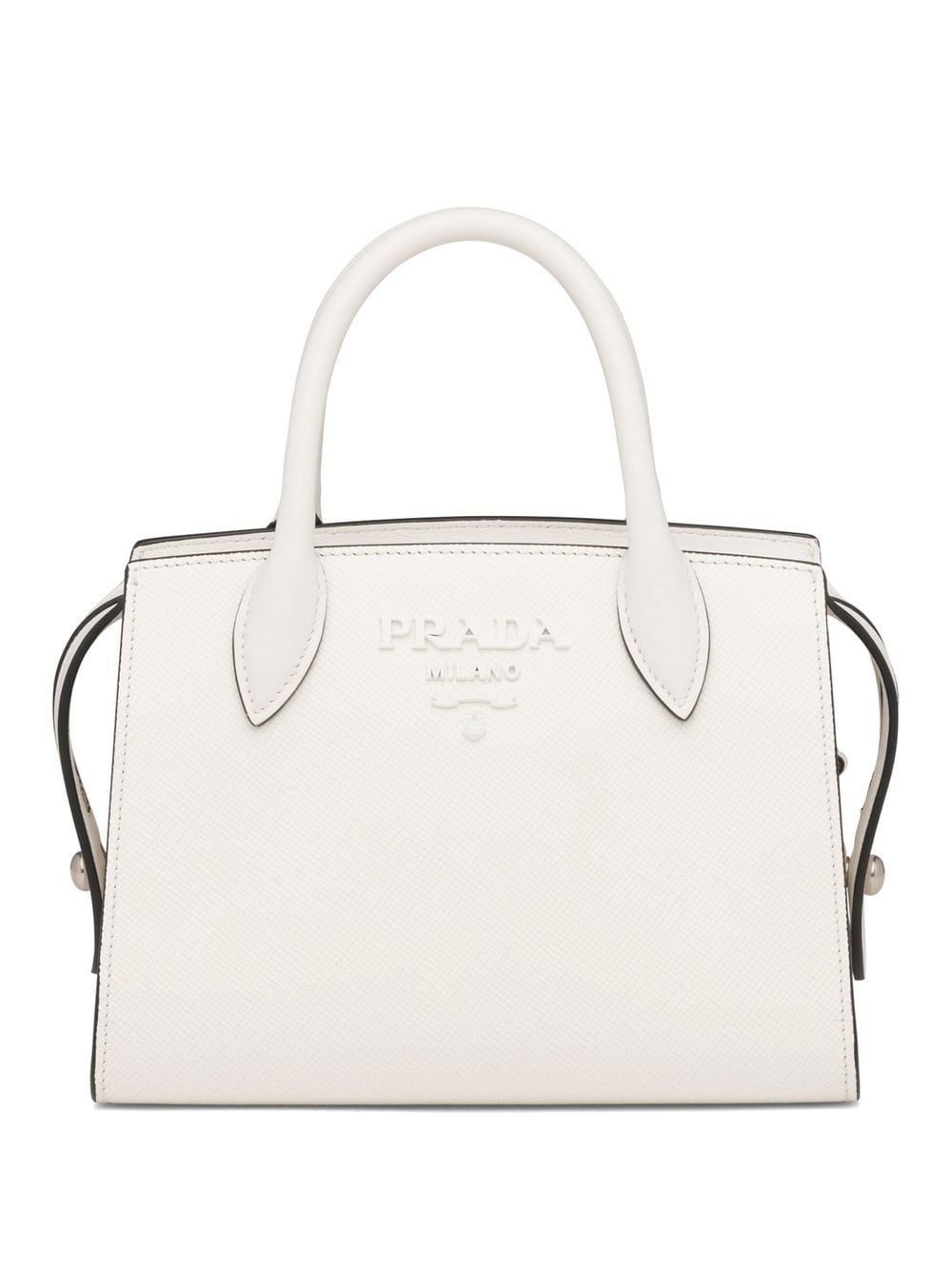 Pra*a mini saffiano leather tote