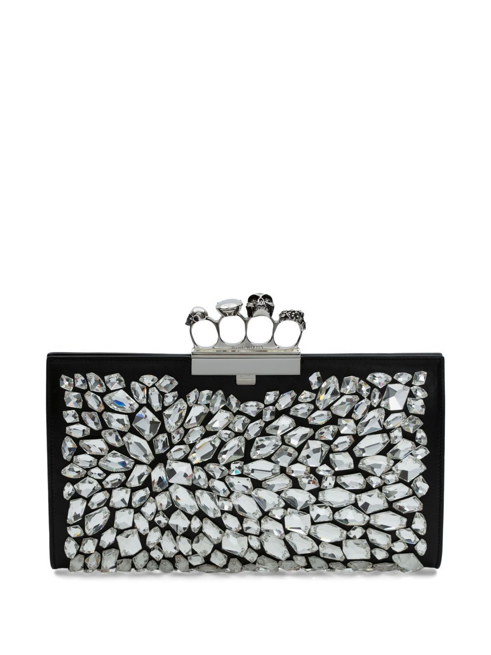 Alexander McQueen Jewelled Flat crystal-embellished clutch bag