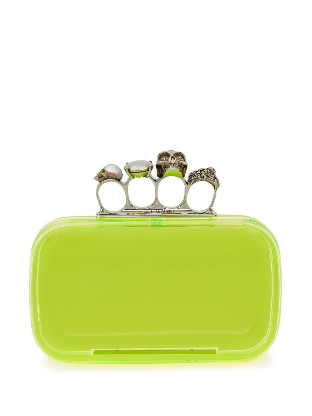 Alexander McQueen Skull knuckle-duster clutch bag