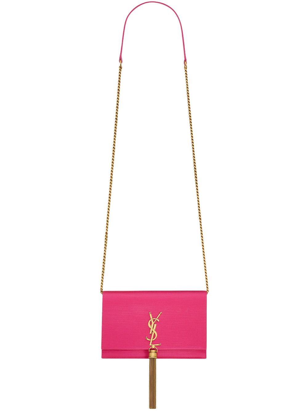 Saint Laurent Kate logo-plaque tassel bag