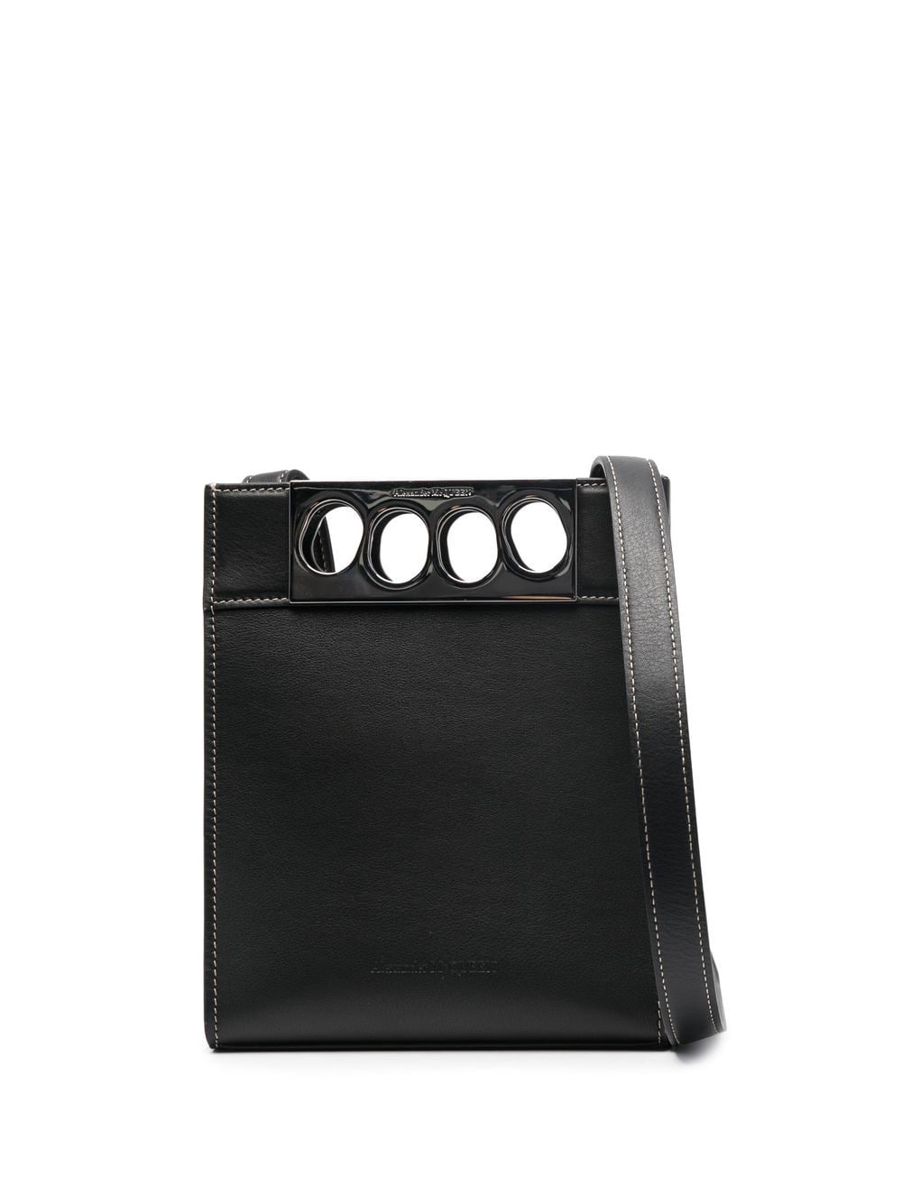 Alexander McQueen The Grip leather messenger bag
