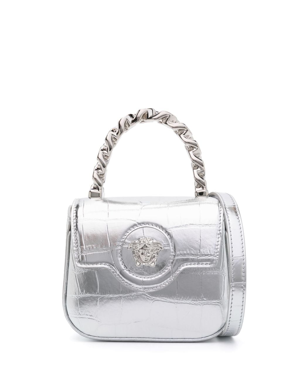 Versace La Medusa metallic mini bag