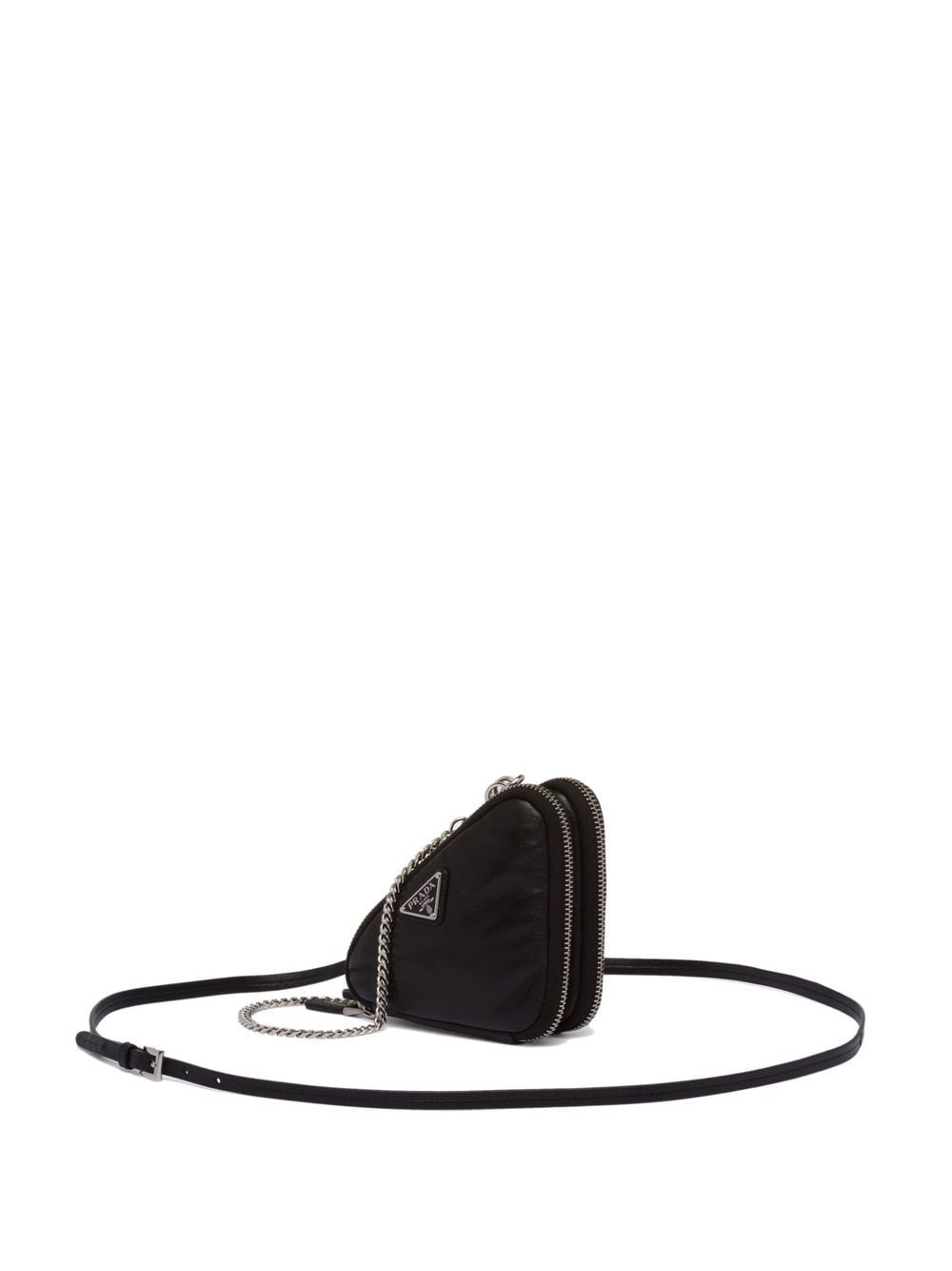 Pra*a leather mini pouch bag