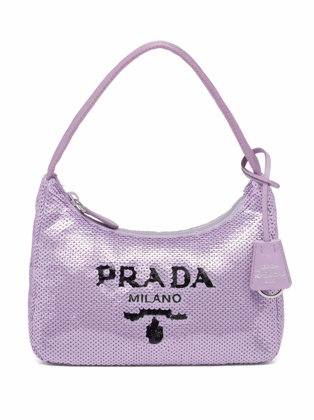 Pra*a re-edition 2000 sequinned mini bag