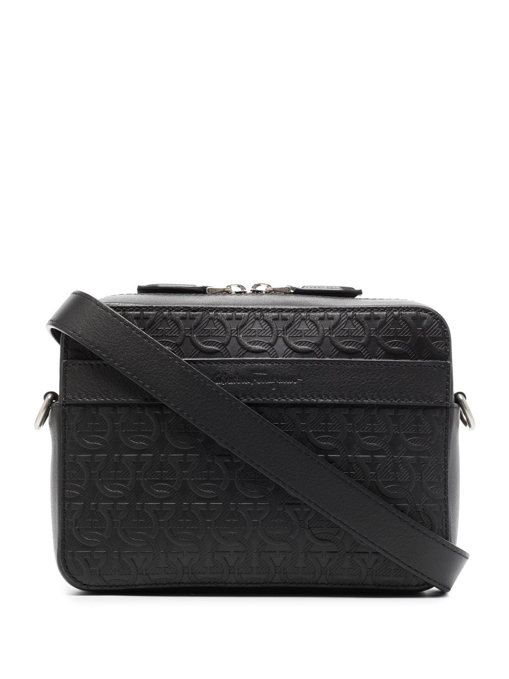 Ferragamo Gancini-embossed shoulder bag