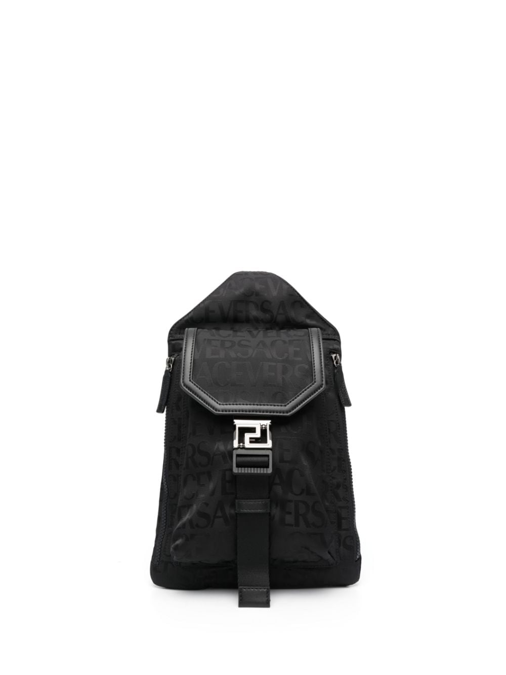 Versace logo-jacquard backpack