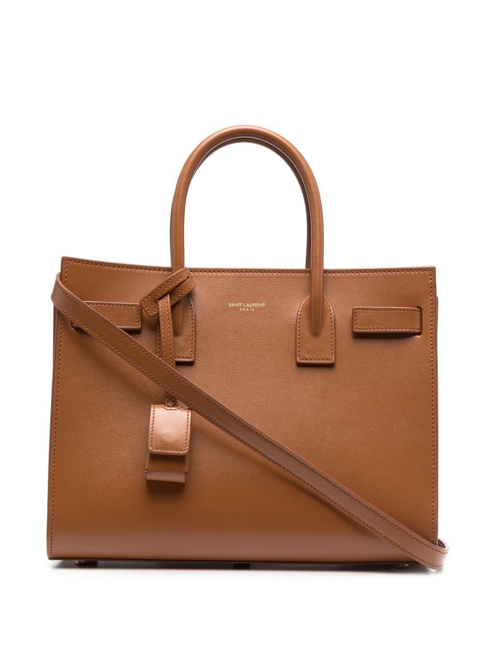 Saint Laurent logo-plaque shoulder bag