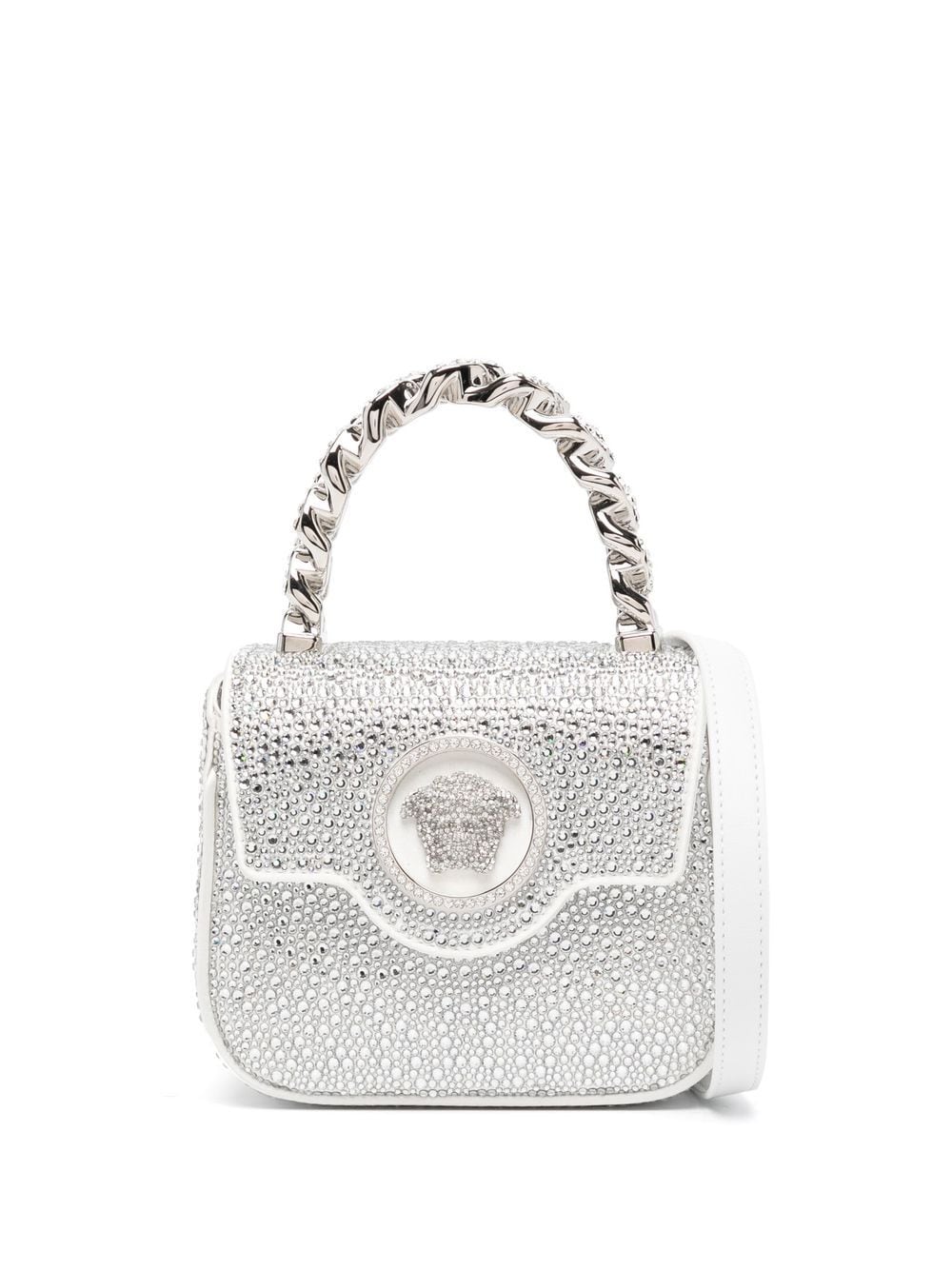 Versace La Medusa crystal mini bag