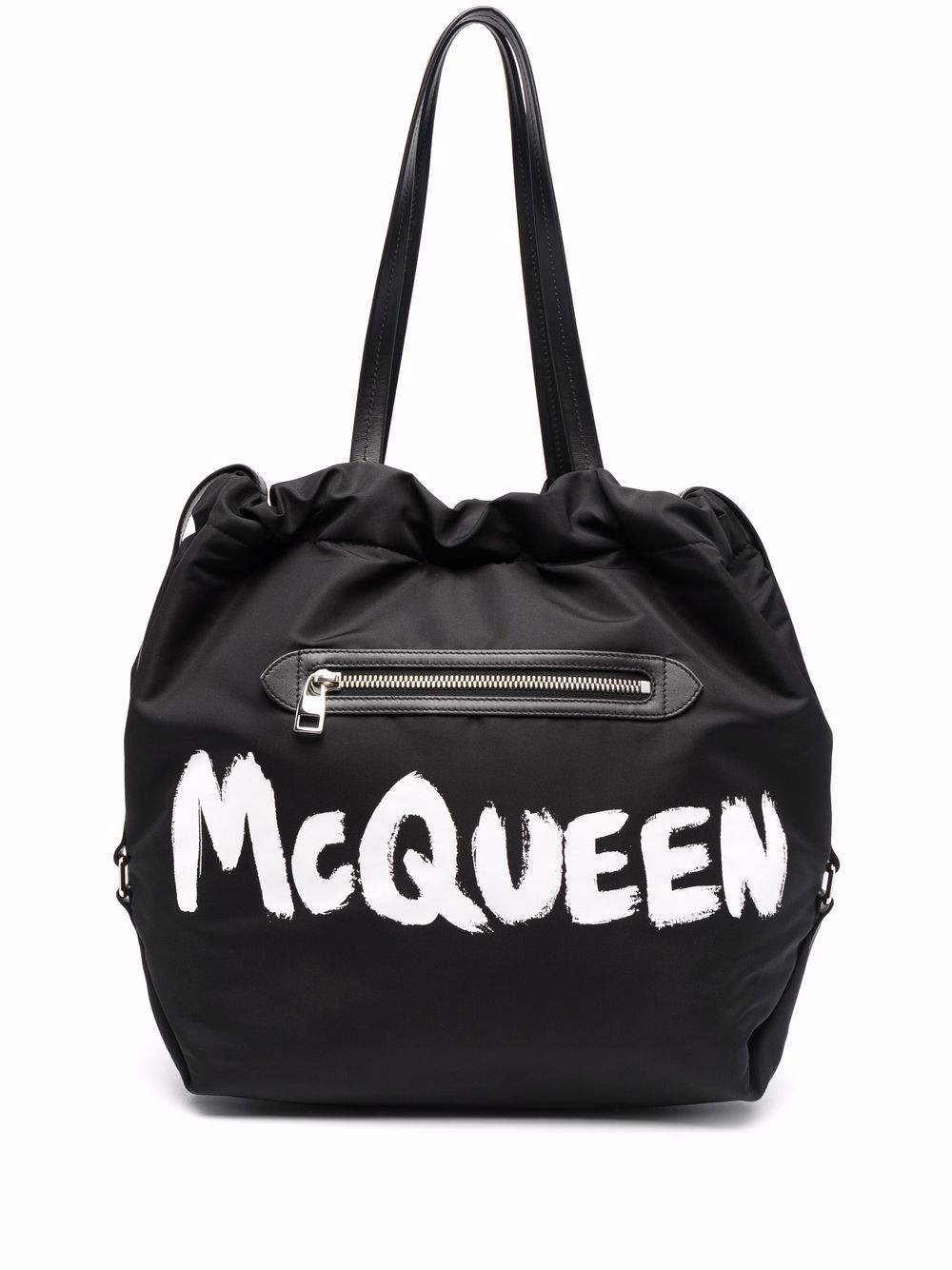 Alexander McQueen The Bundle logo tote bag