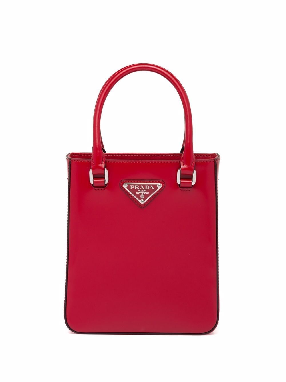 Pra*a small brushed tote bag