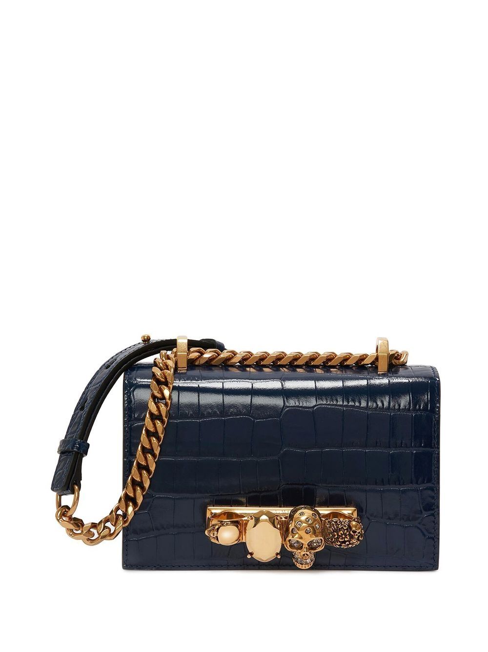 Alexander McQueen embellished-mini bag