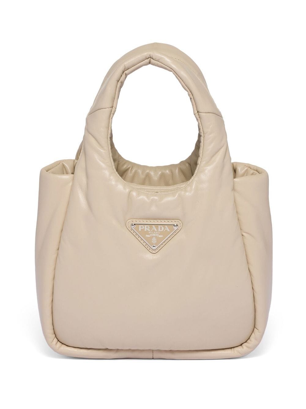 Pra*a small padded nappa-leather bag