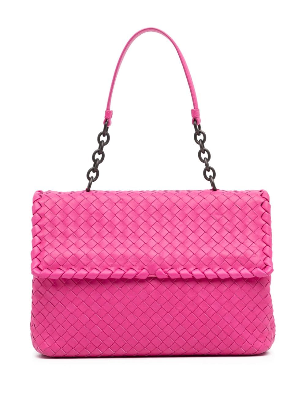 Bo*te*ga ve*ne*ta   medium intrecciato olimpia shoulder bag