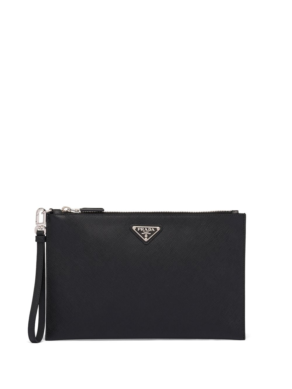 Pra*a logo plaque clutch