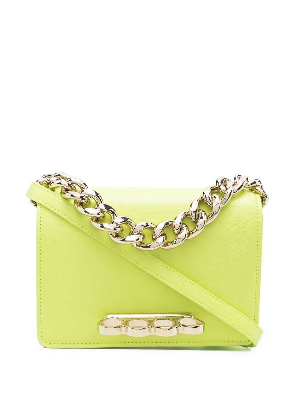 Alexander McQueen Four Ring Chain mini shoulder bag