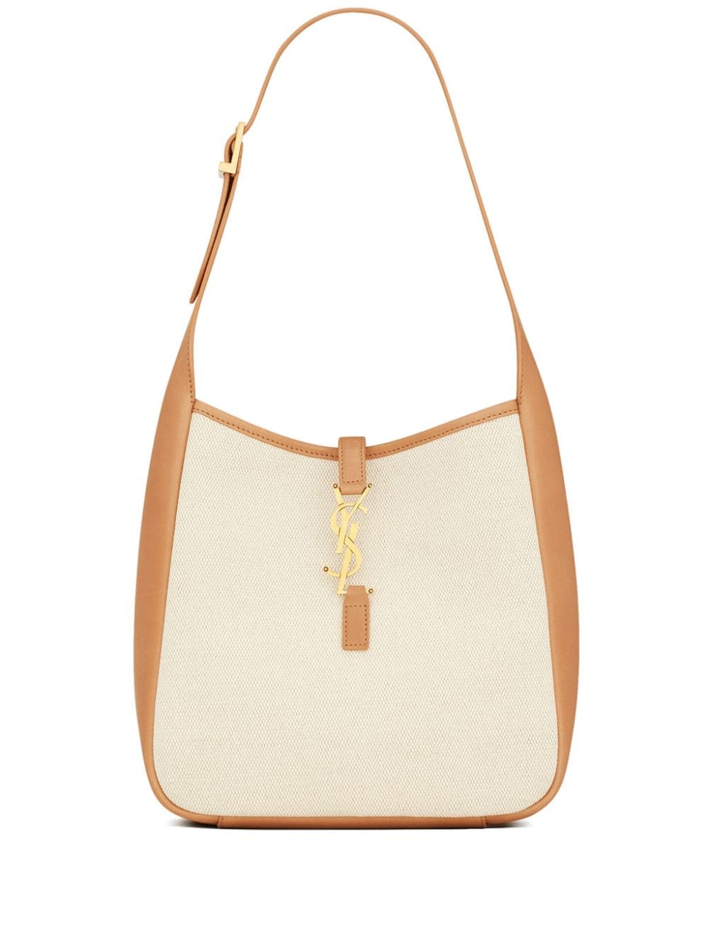 Saint Laurent Le 5 à 7 monogram-plaque shoulder bag